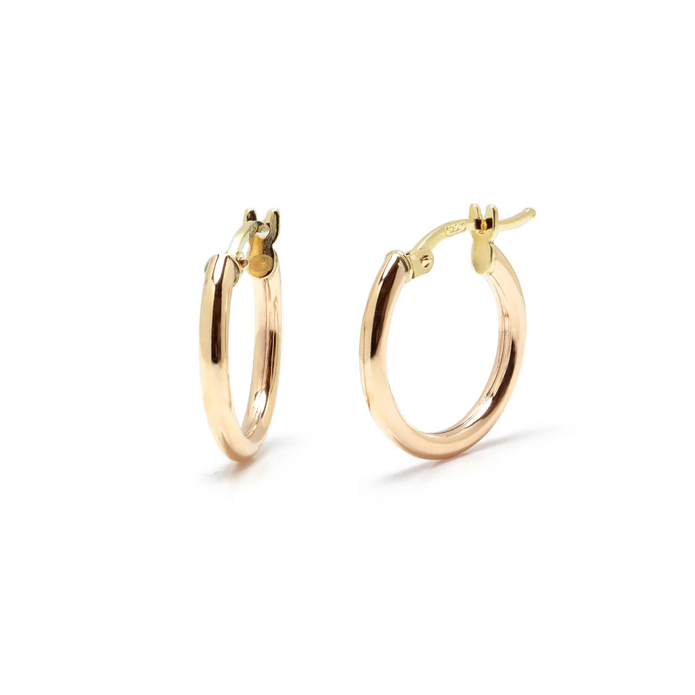 Anillo Tubo Liso de Oro 9K para Mujer