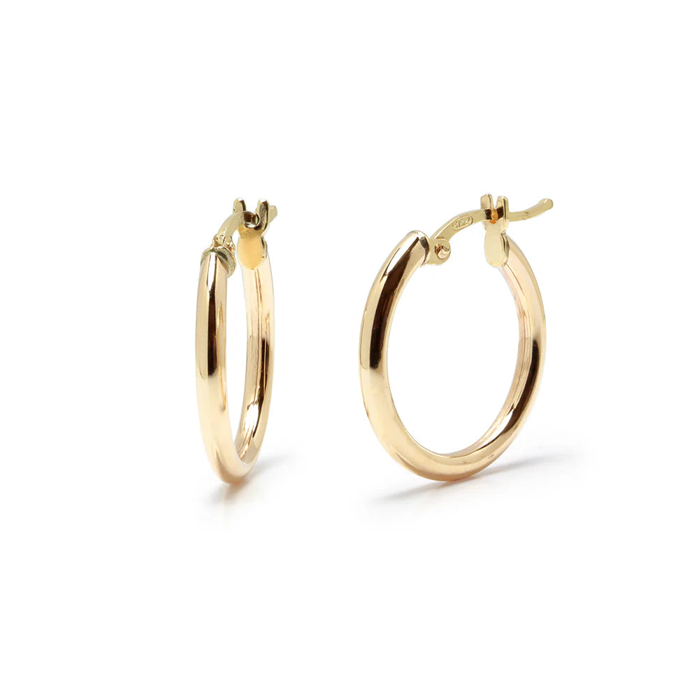 Anillo Tubo Liso de Oro 9K para Mujer