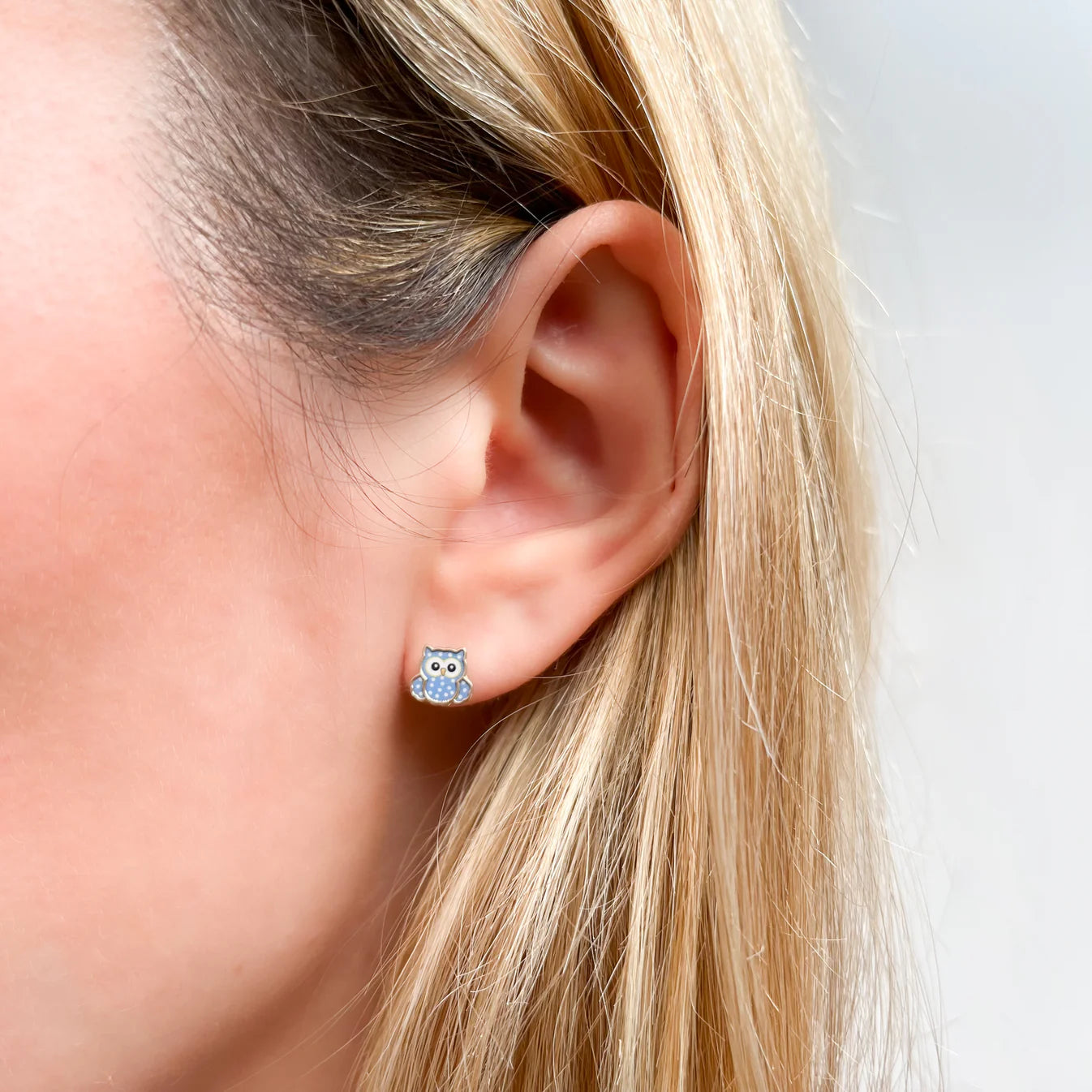 Pendientes Niña Oro Buho Descuento