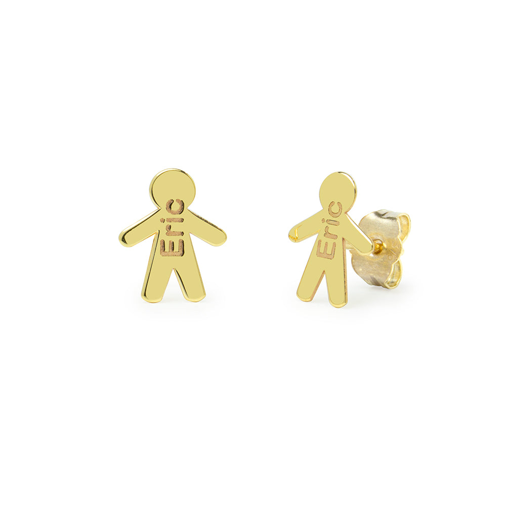 Pendientes con nombre niño