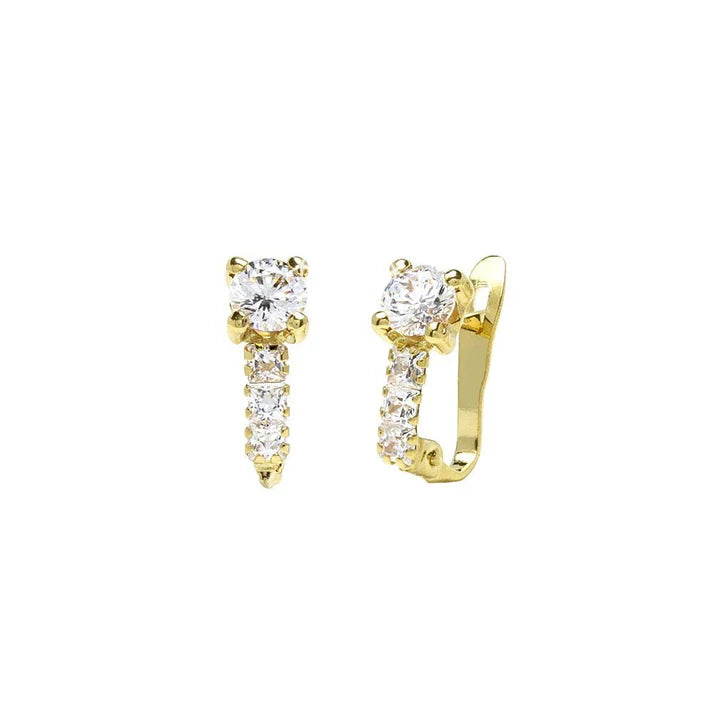 Pendientes de Oro 18K con Circonitas
