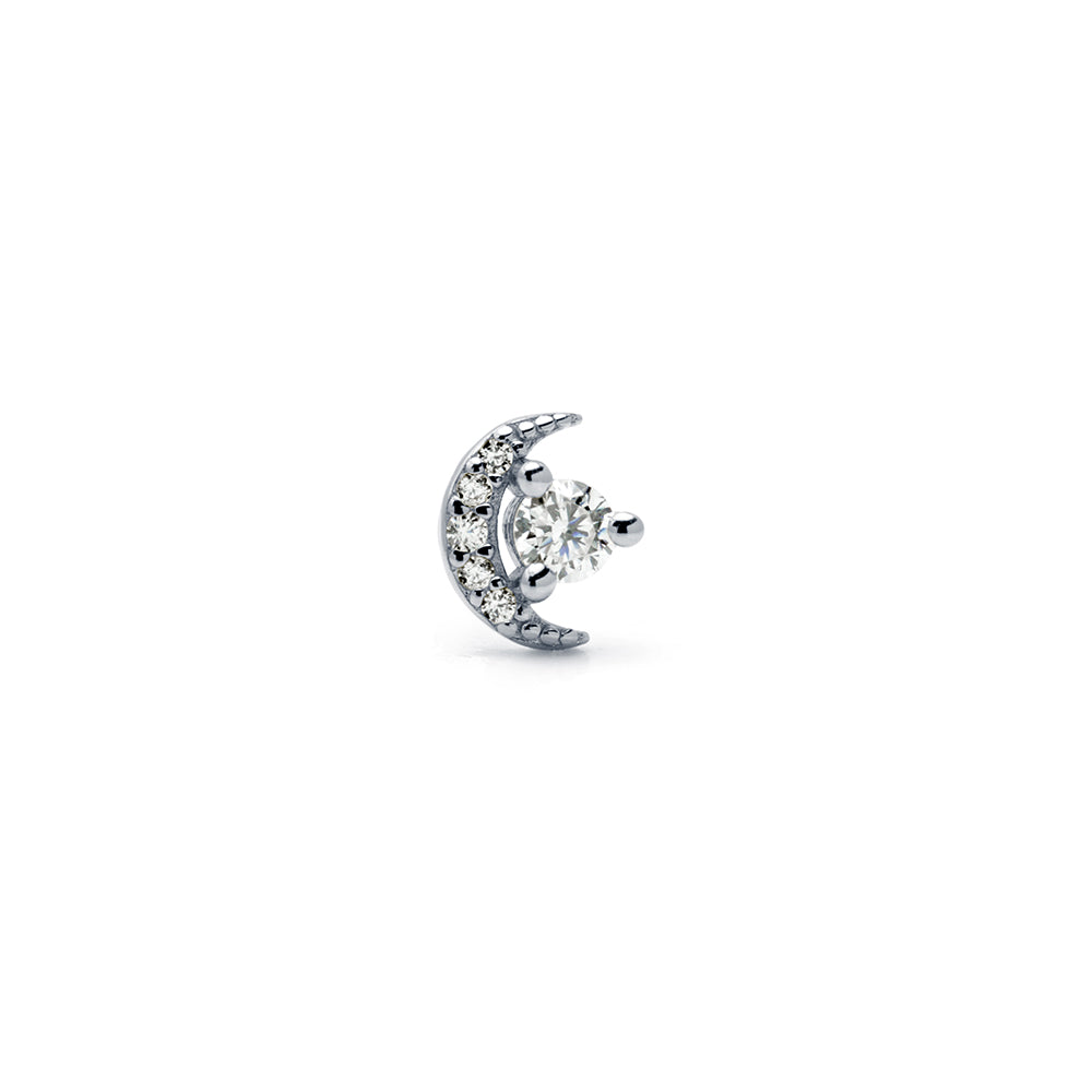 Piercing Lunita Lisa Plata