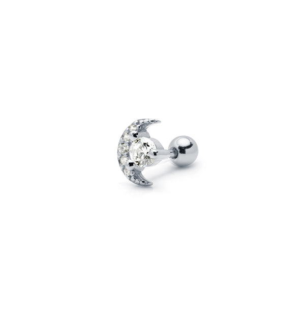Piercing Luna Plata