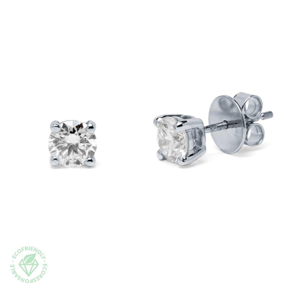 Pendientes Diamantes 4 grapas 1,40ct. oro