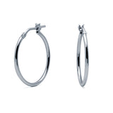 Pendientes Classic Ø 20mm Plata