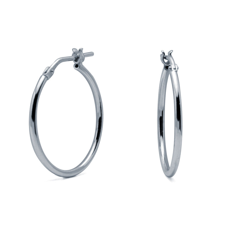 Pendientes Classic Ø 20mm Plata
