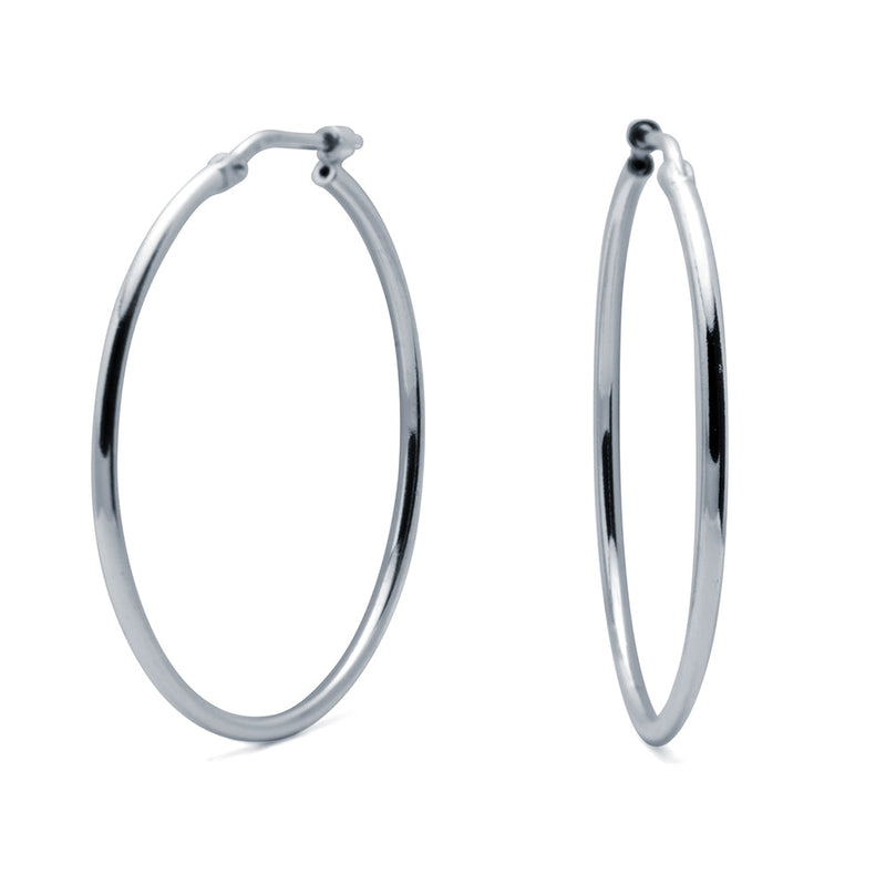 Pendientes Classic Ø 30mm Plata