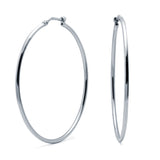 Pendientes Classic Ø 40mm Plata