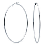 Pendientes Classic Ø 60mm Plata