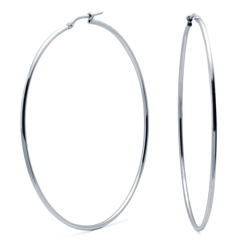 Pendientes Classic Ø 60mm Plata