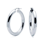 Pendientes Bold Ø 30mm Plata