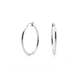 Pendientes Manila Ø 20mm Plata