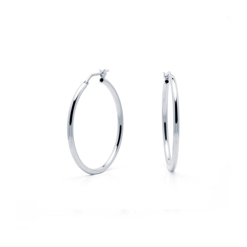 Pendientes Manila Ø 20mm Plata