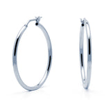 Pendientes Manila Ø 50mm Plata