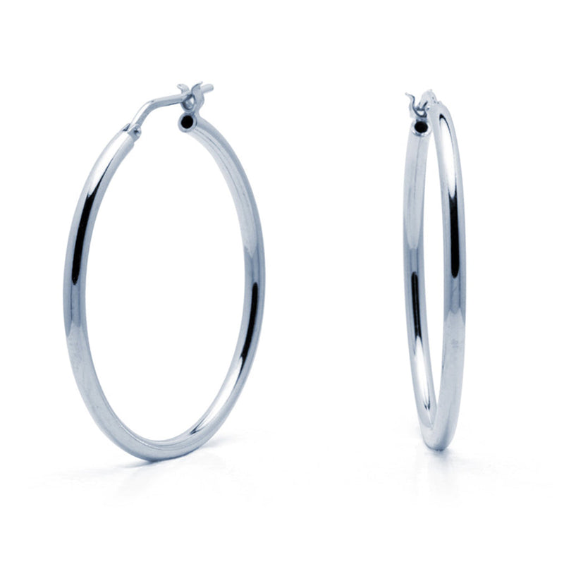 Pendientes Manila Ø 50mm Plata
