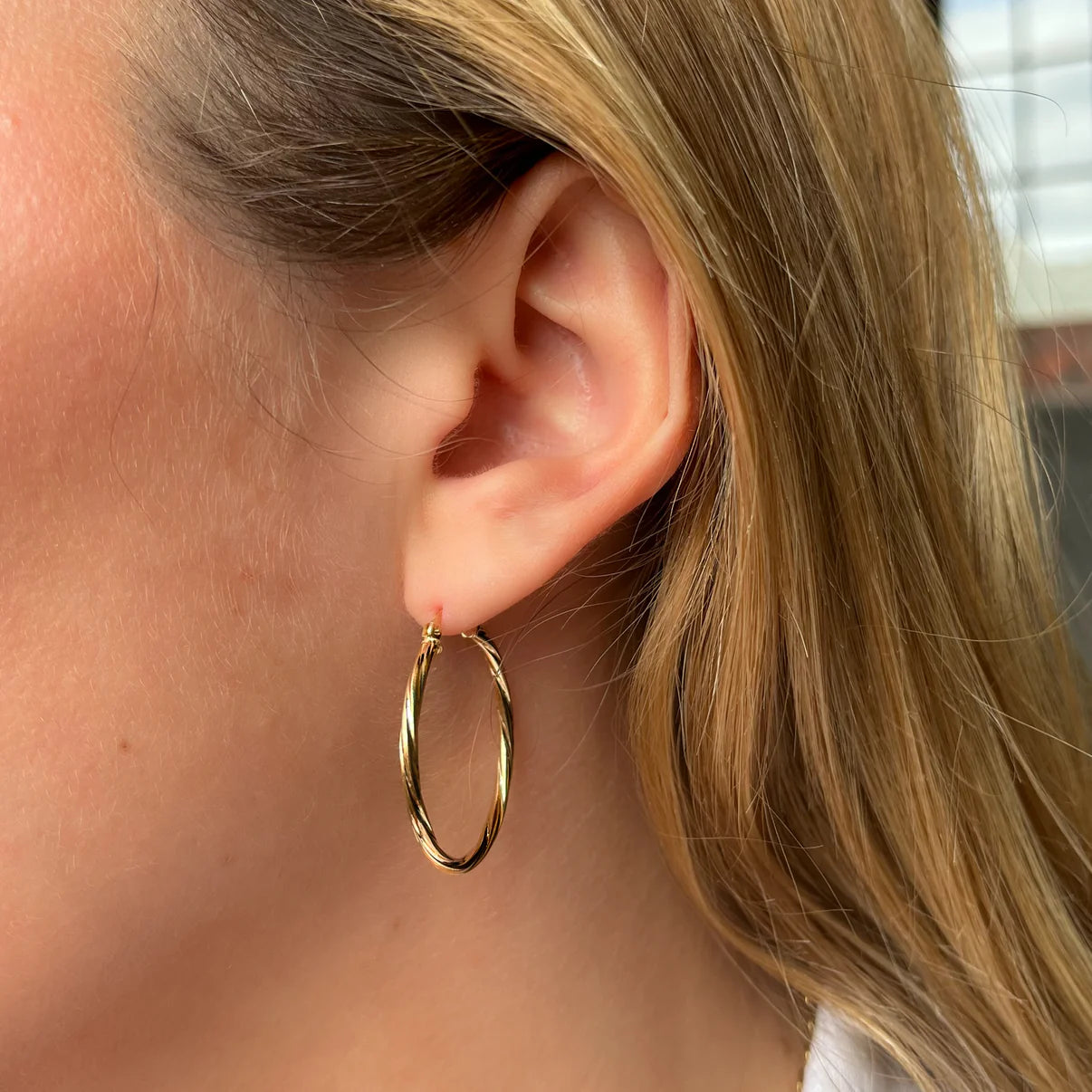 Pendientes Aro de Oro 18K