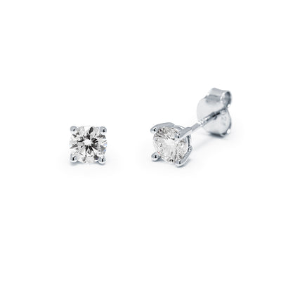 Pendientes Diamante de Laboratorio Radiantes en Plata 925