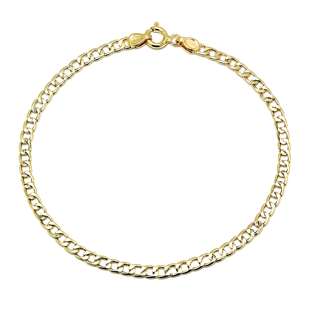 Pulsera Barbada de Oro 18K