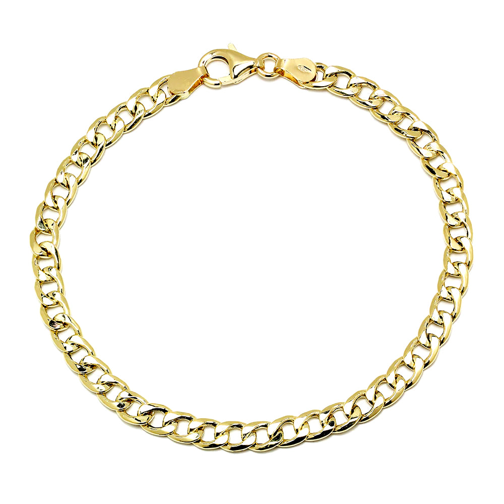 Pulsera Barbada de Oro 18K