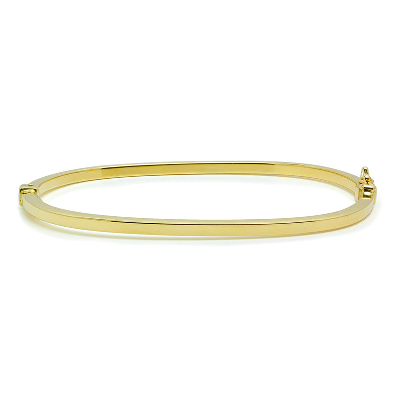 Pulsera Esclava Cuadrada Personalizable en Oro