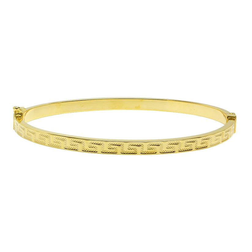 Pulsera Esclava Greca Oro