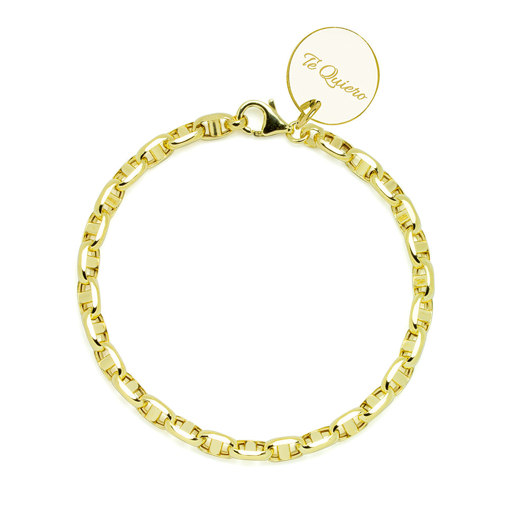 Pulsera Personalizable Traversino Oro