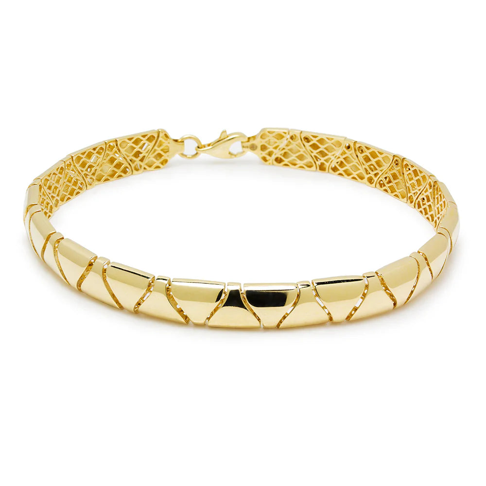 Pulsera Cola Serpiente Oro
