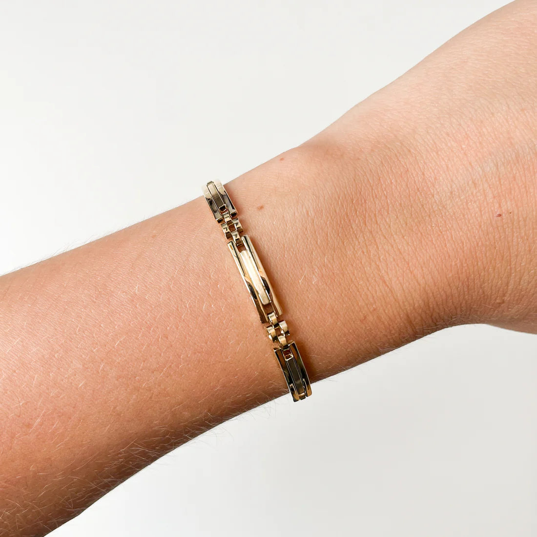 Pulsera Plana Oro