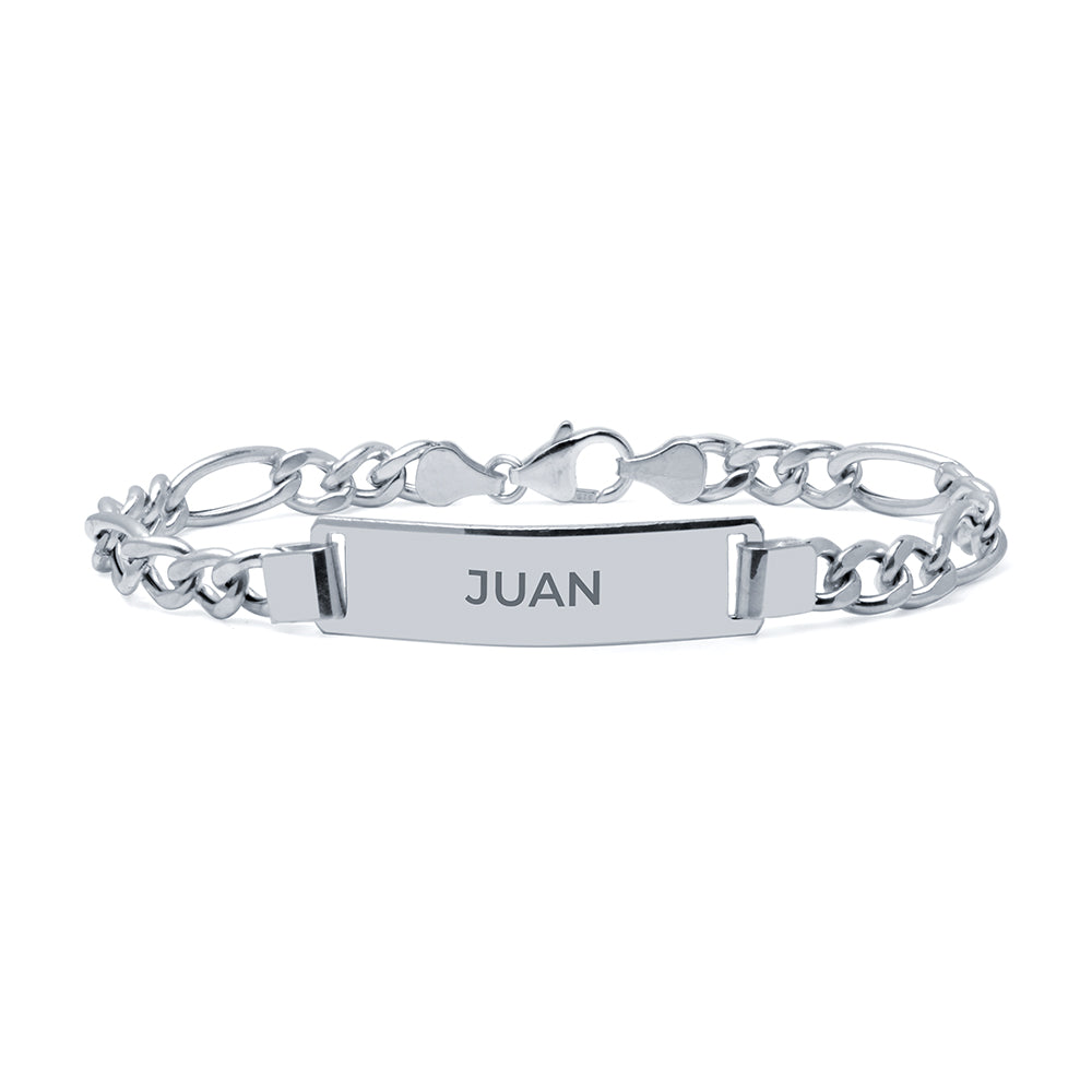 Pulsera Fígaro Hueca 7mm