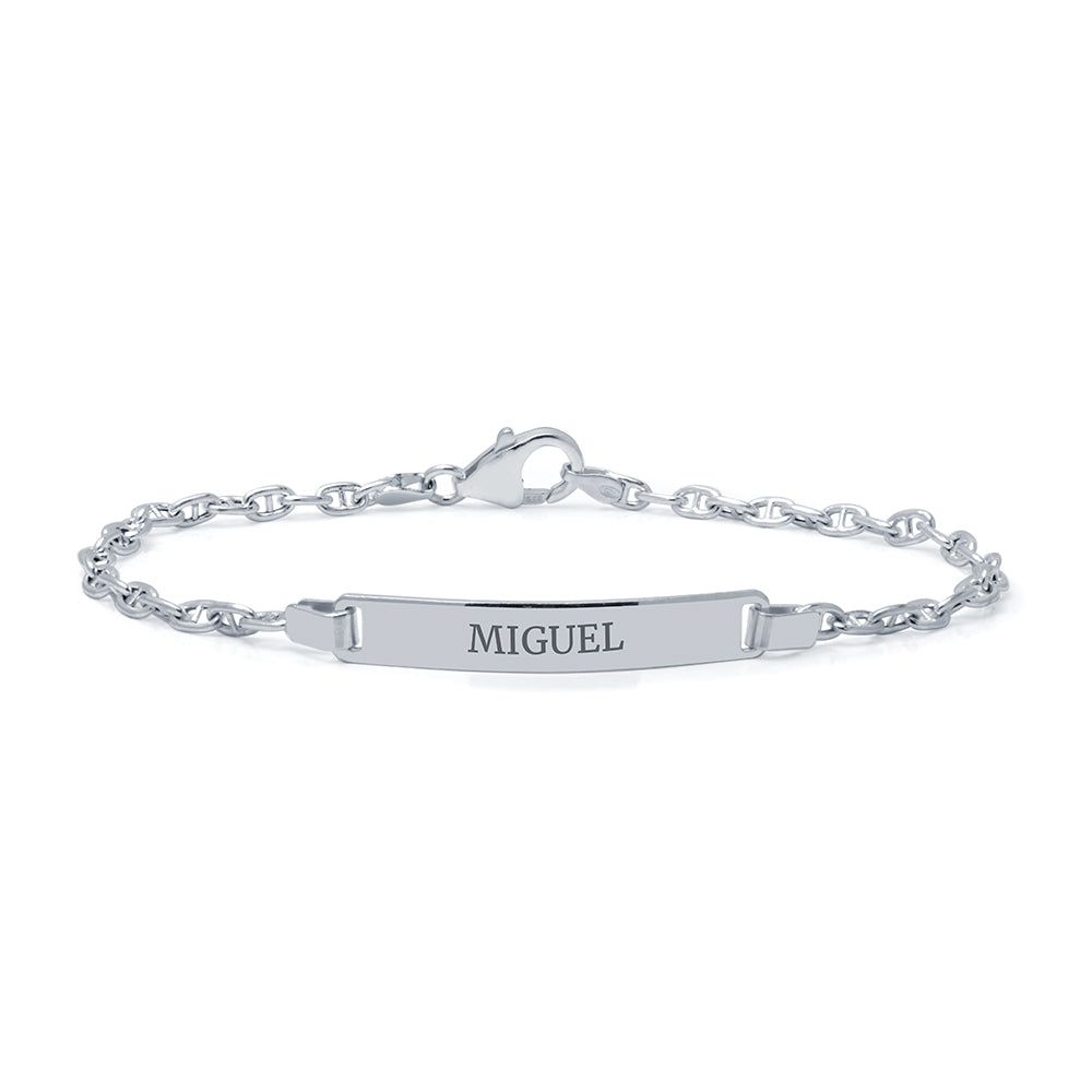 Pulsera Traversino Hueca 3mm
