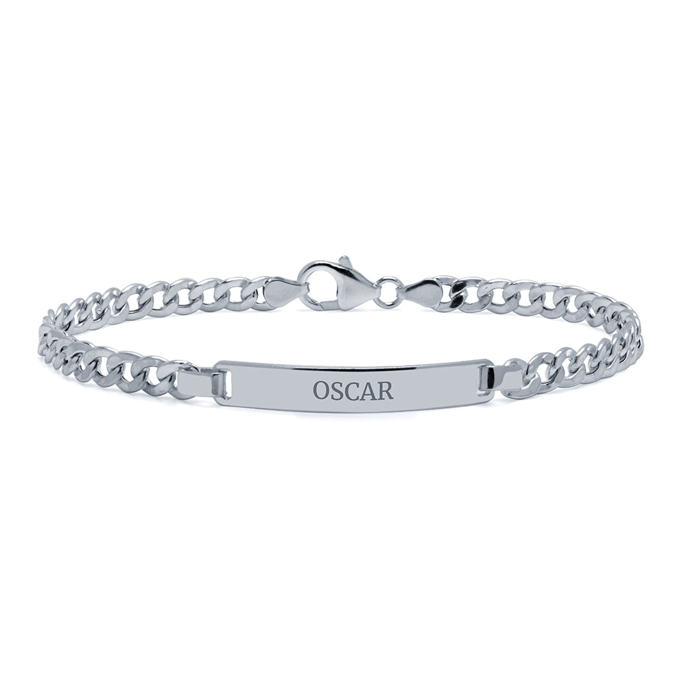 Pulsera Barbada Hueca 5mm