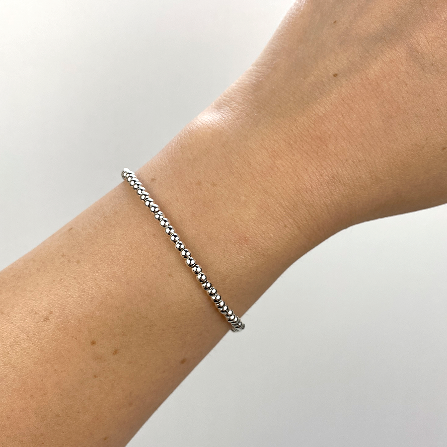 Pulsera Moon 3mm Plata