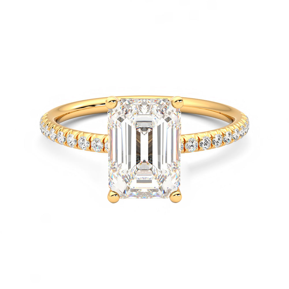 Anillo Scintille Pavé Diamante y Oro 18k