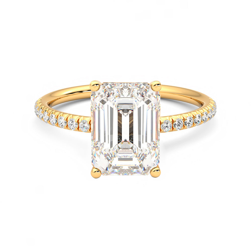Anillo Scintille Pavé Diamante y Oro 18k
