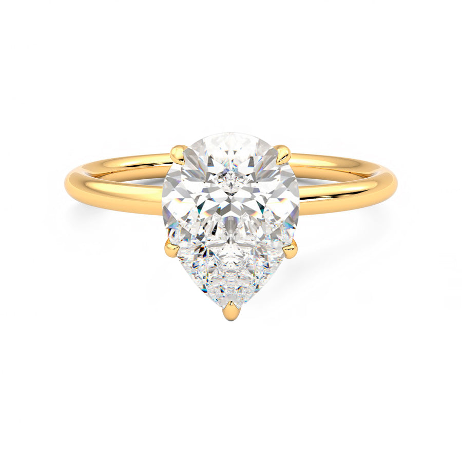 Anillo Eclat Diamante y Oro 18k