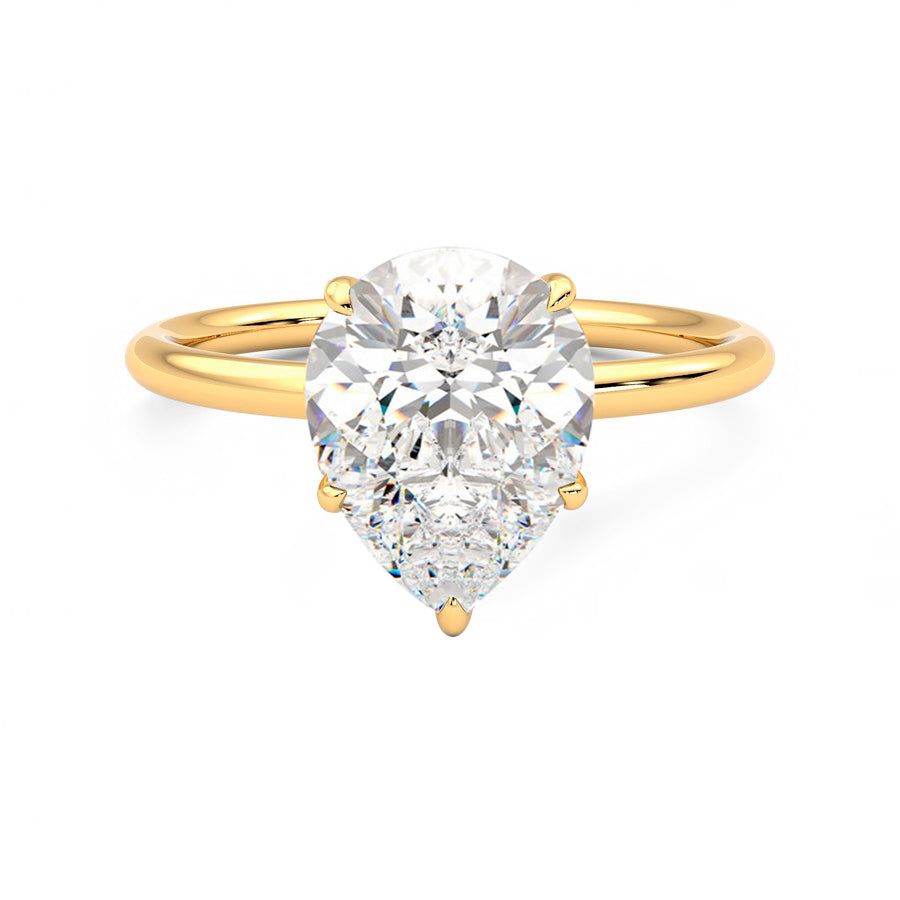 Anillo Coeur Diamante y Oro 18k