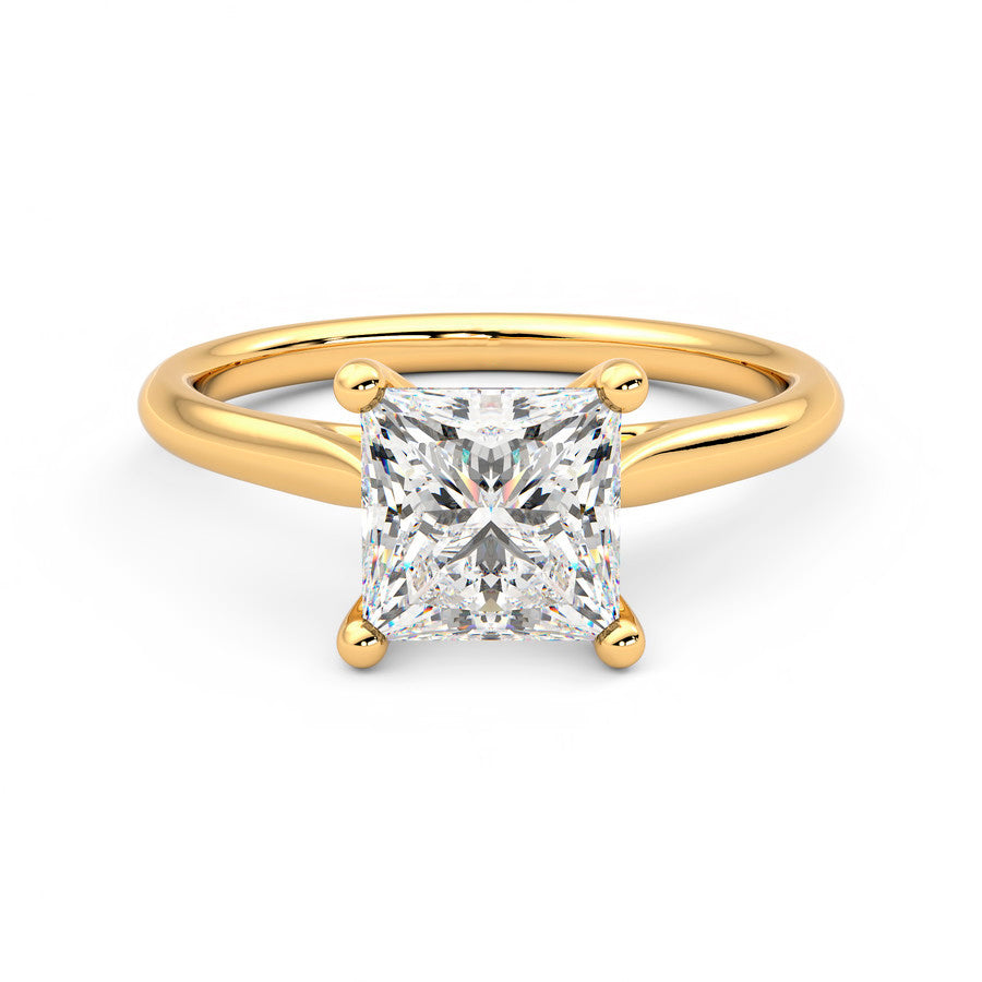 Anillo Eclat Diamante y Oro 18k