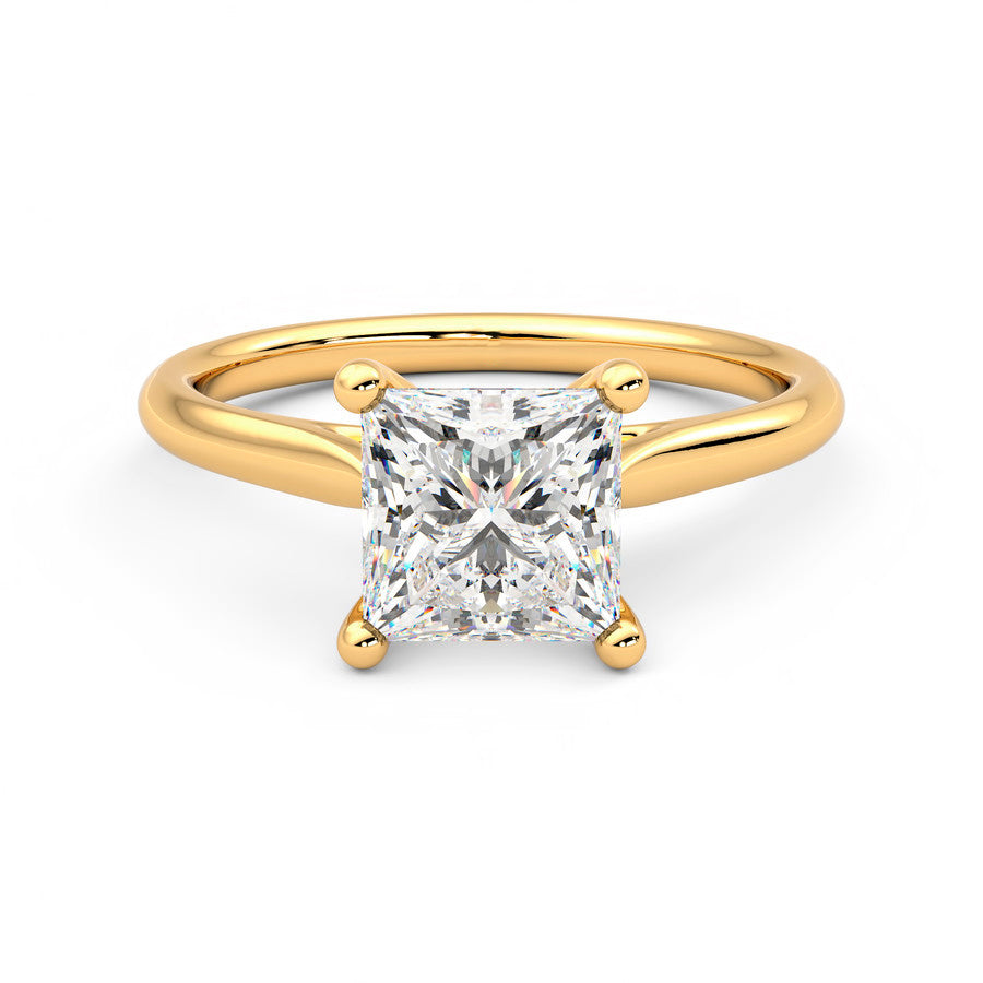 Anillo Coeur Diamante y Oro 18k