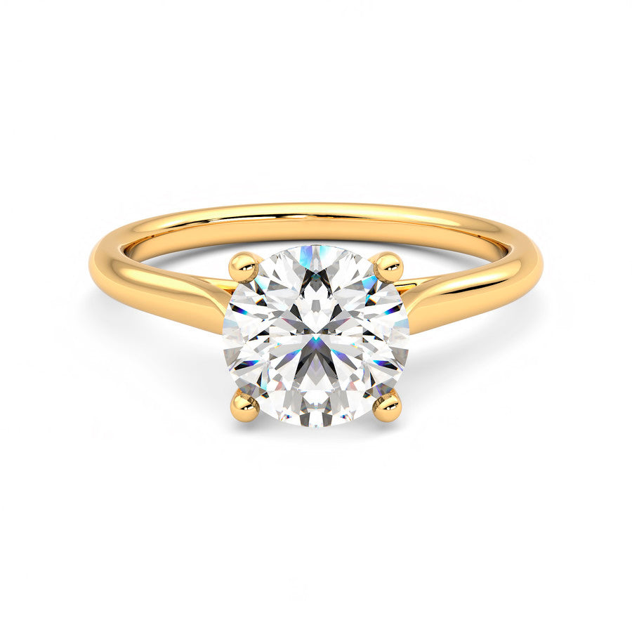 Anillo Coeur Diamante y Oro 18k