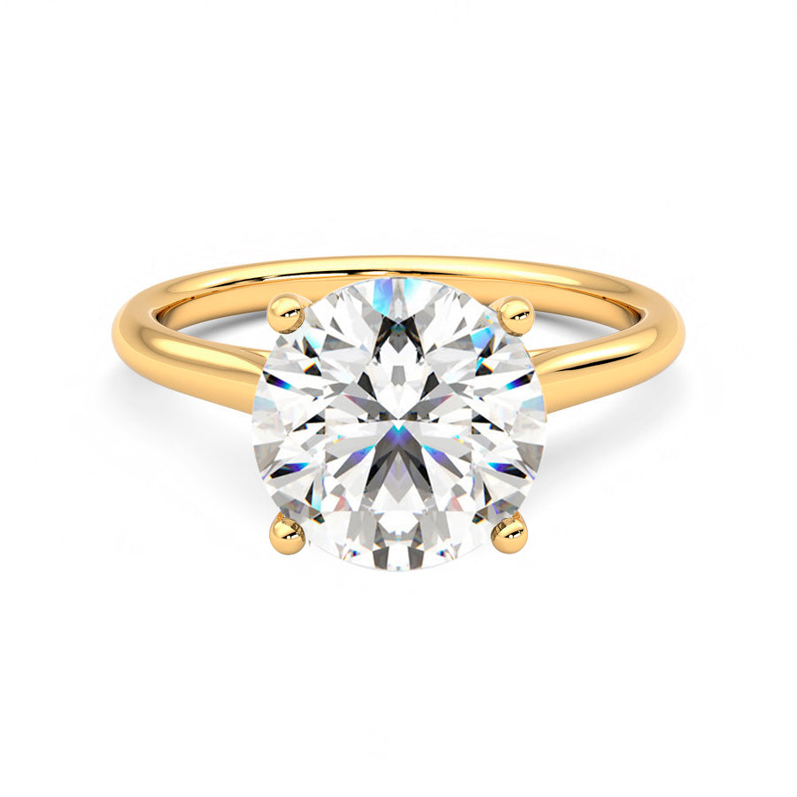 Anillo Coeur Diamante y Oro 18k