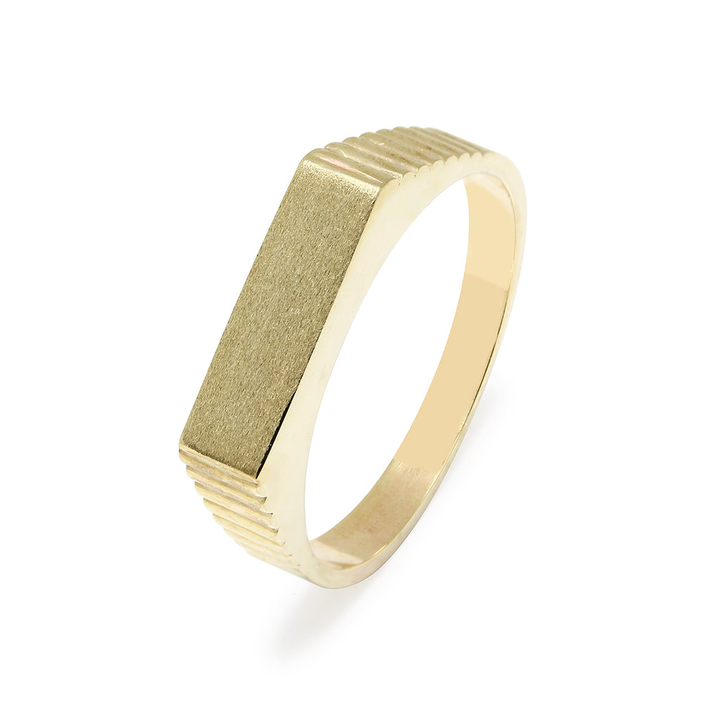 Anillo de Oro 9K para Hombre Personalizado