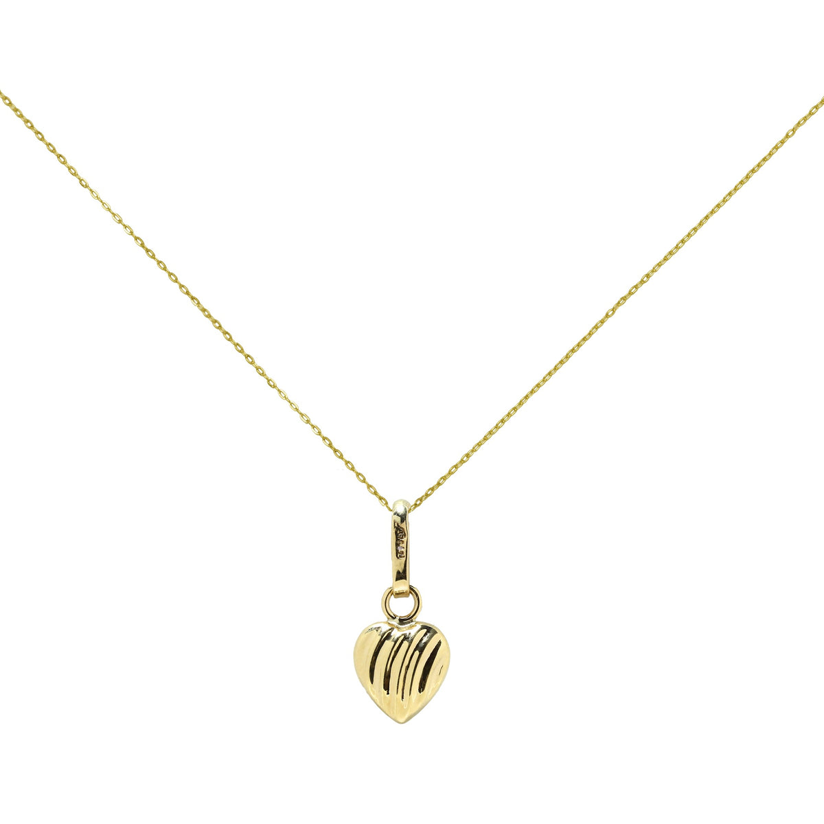 Colgante Corazón de Oro 9K con Nombre Grabado