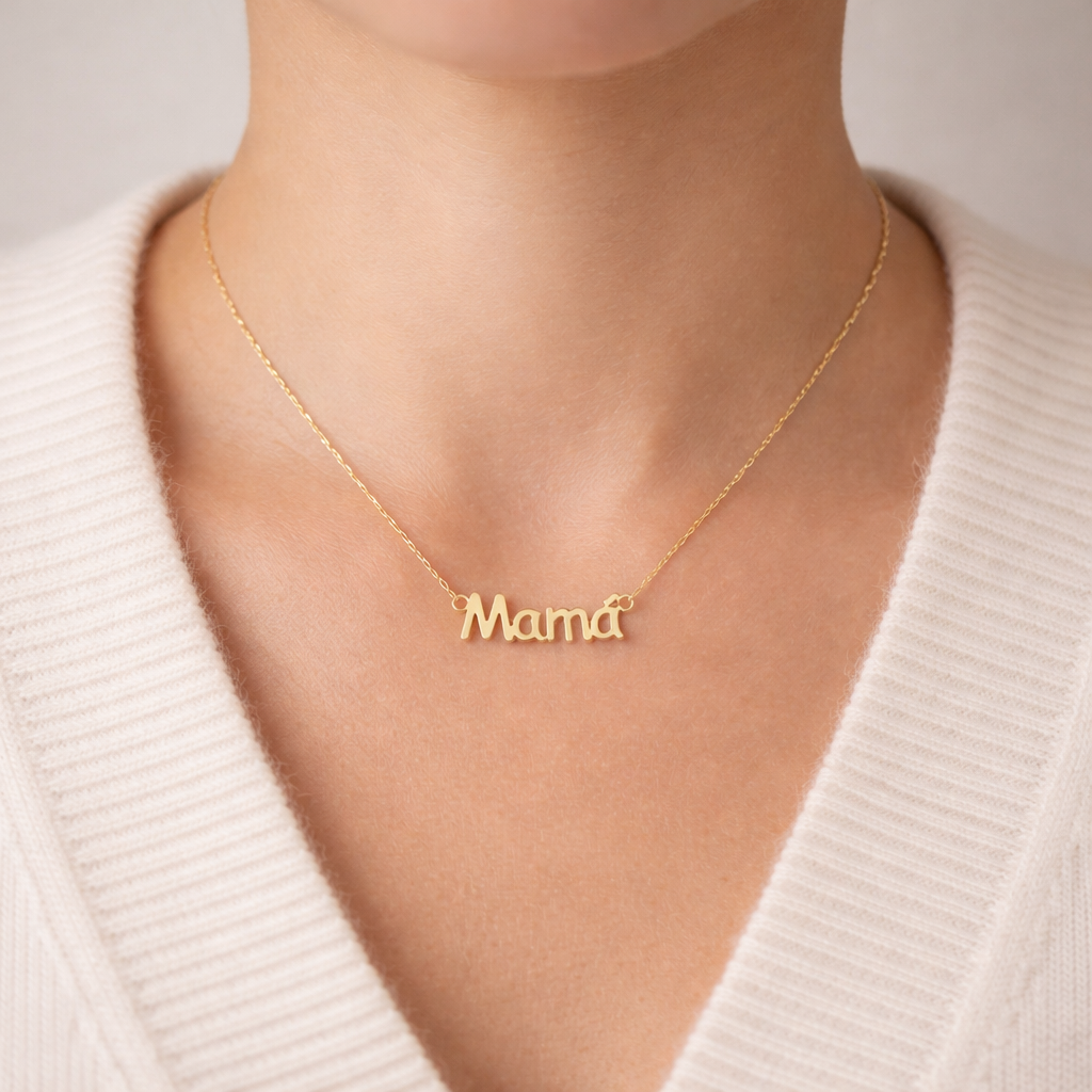 Collar día de la madre en Oro 9K