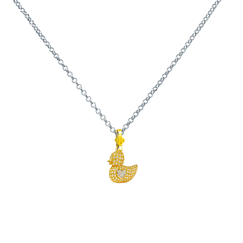 Collar Patito Pavé Personalizable