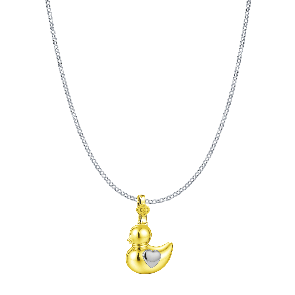 Collar Patitos Plata