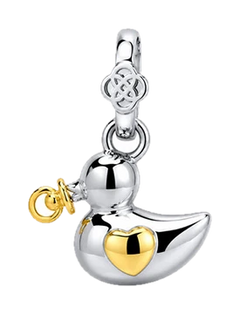 Colgante Patito Bebé personalizado con grabado Plata 925