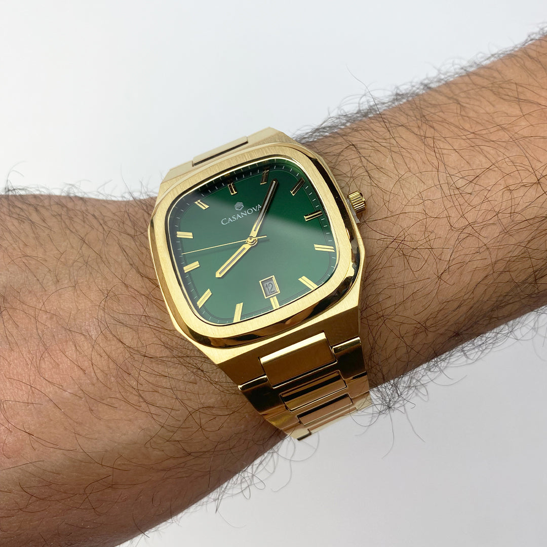 Reloj Horizon Edition Dial Verde Gold