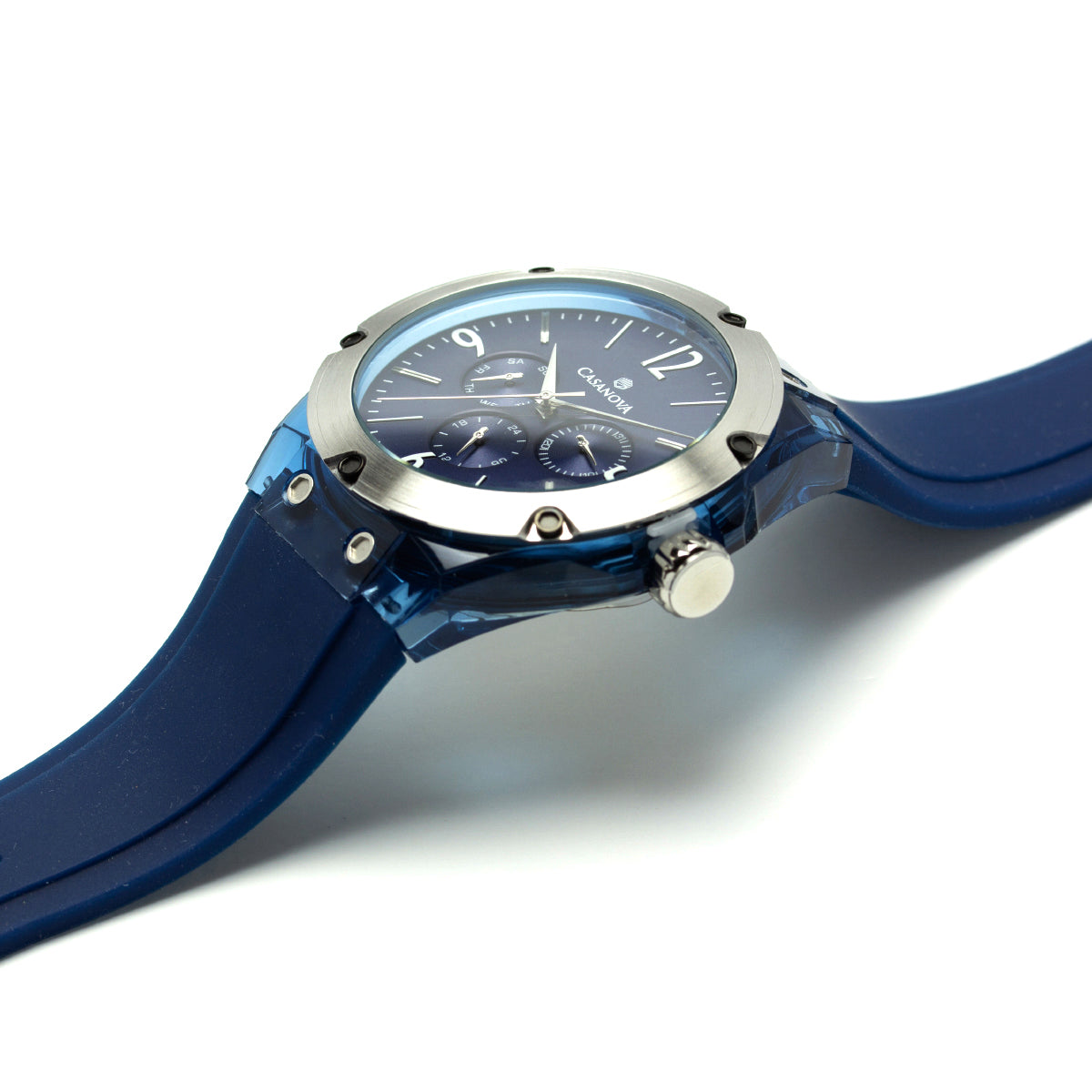 Reloj Deportivo Space Plateado