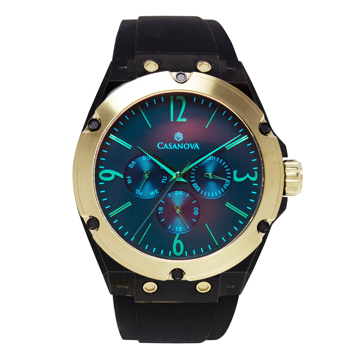 Reloj Deportivo Next Dorado Tornasolado