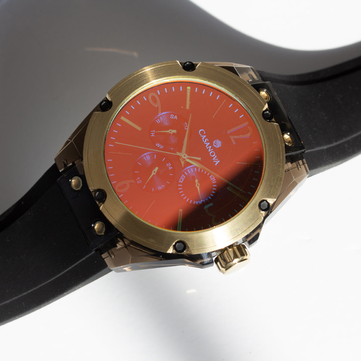 Reloj Deportivo Next Dorado Tornasolado